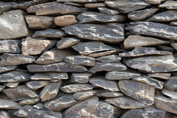Texture of a stone fence, Gran Canaria, Spain