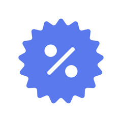 percent badge discount label vector illustration. tag price icon. special offer promotion reminder