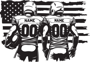 American Gridiron Legends - Team Silhouette © VectoraVerse
