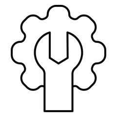 Tech Engineering and Infrastructure vector icon design