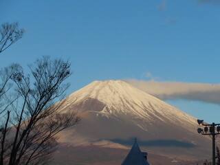 青空と富士山
