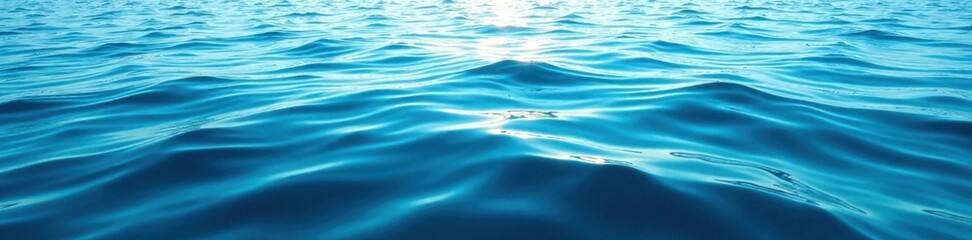 Intricate wave patterns with stylized ripples on a calm ocean surface, pattern, art, texture