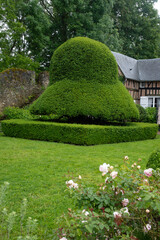 Jardin des Ifs, Gerberoy, 60, Oise, France