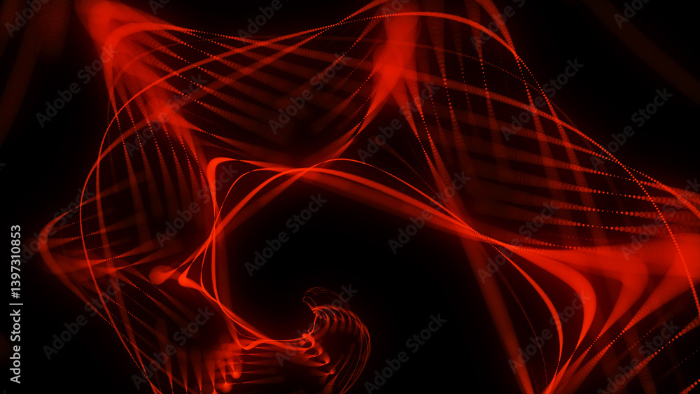 Poster abstract wave with lines. digital frequency track equalizer. illustration dynamic music wave. techno