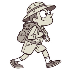 cartoon illustration of a pirate