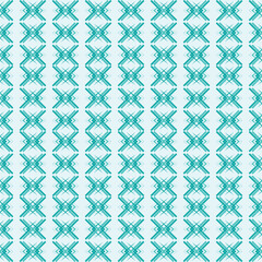 Fototapeta premium Ethnic pastel seamless pattern combines Arctic and Ocean blue Ikat shapes with a bold blue Teal backdrop, for wallpapers, textiles, and decorative fabrics, design blends Scandinavian Bohemian flair