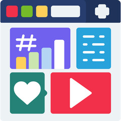 Obraz premium Content Marketing Icon