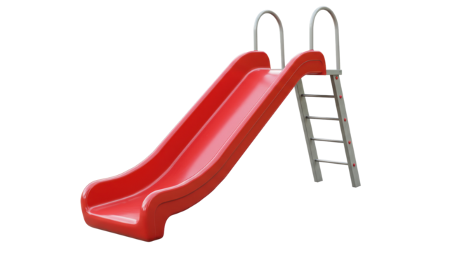 Isolated Red Slide