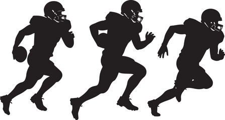 Patriotic American Football Player SVG | USA Flag Sports Silhouette