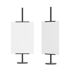 스탠드 이젤 배너 간판 목업 Stand Easel Banner Sign Mock up