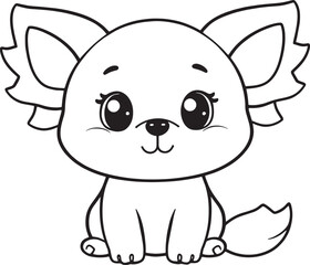 A black and white coloring birthday elephant