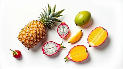 Exotic Fruits Unveiled: A Tropical Display
