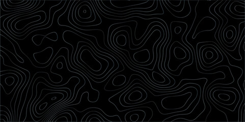 Topographic canyon geometric map relief texture with curved layers and shadow .Abstract geometric topographic contour map background. Panorama view gradient multicolor wave curve  .         