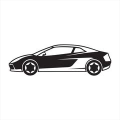 Naklejka premium car silhouette illustration Design on a white background