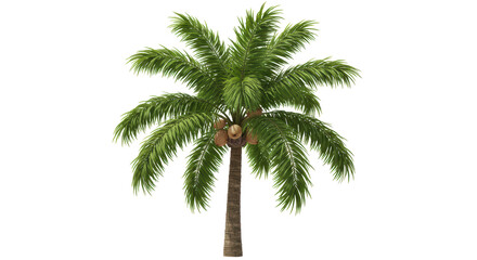 Fototapeta premium Isolated Palm tree