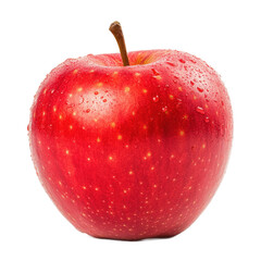 Red apple isolated on white background