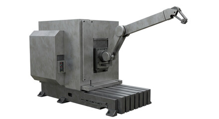 Isolated industrial milling machine
