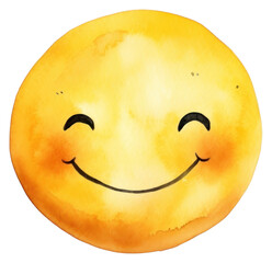 Fototapeta premium PNG Smiling face white background anthropomorphic.