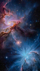 Cosmic Nebula Stars And Gas