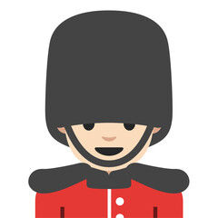 Royal Guard Emoji with Light Skin
