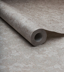 Large roll of wallpaper for the wall with a beautiful texture
