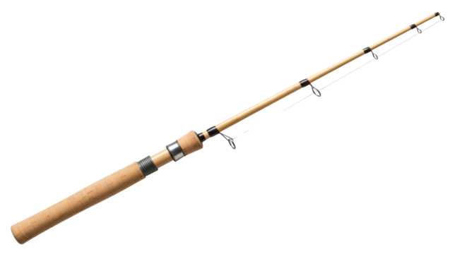 Isolated Fishing Rod