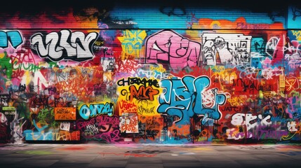 Obraz premium vibrant wall backgrounds