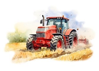 Obraz premium PNG Agriculture outdoors tractor vehicle.