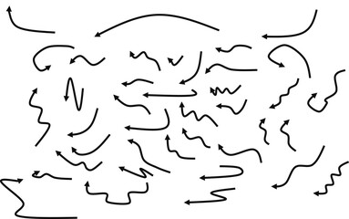 矢印のイラストセット	