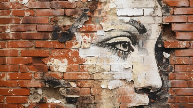 wall wheatpaste texture