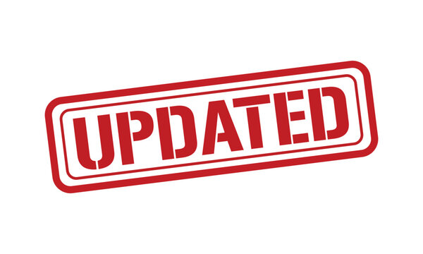 UPDATED red stamp text vector, rubber stamp