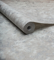 Large roll of wallpaper for the wall with a beautiful texture