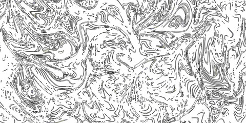 Obraz premium Beautiful abstract Ebru drawing technique .Turkish style of painting Ebru on water with acrylic paints twists the waves.A stylish combination of natural. 