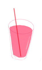 爽やかなドリンクイラスト