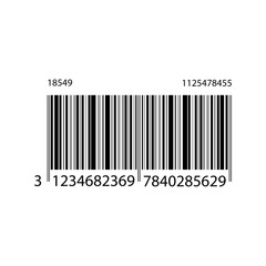 Strich-Code mit transparenten Hintergrund freigestellt