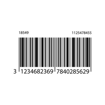 Strich-Code mit transparenten Hintergrund freigestellt