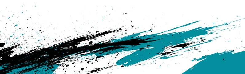 Blue and black abstract grunge texture vector illustration