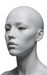 3D human head model isolated