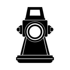 Fototapeta premium Light Meter silhouette vector