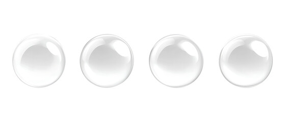 Pack of Speech Bubble Line Icon Set Against Transparent Background for Communication or Design Projects