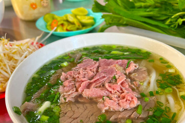 Pho, Vietnam traditional food , Beef noodles.