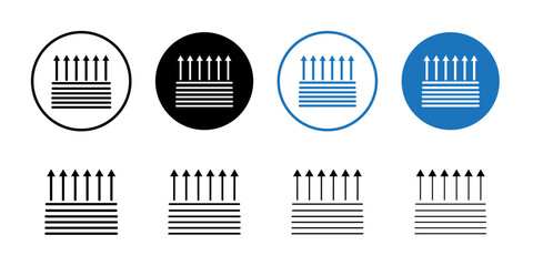 Wrinkles face reflection icon Black and white outline vector