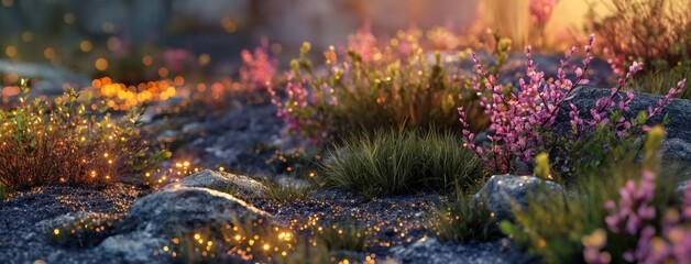 Colorful Autumn Leaves with Beautiful background, soft light bokeh, wallpaper