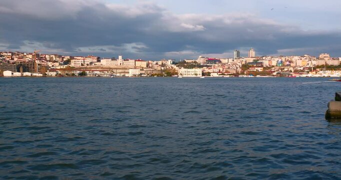 Golden Horn view from Fener Bala, Istanbul, Turkey