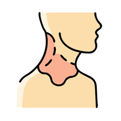 Neck and Collarbone Icon Design