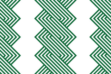 Geometric seamless pattern. Stripes braid zigzag. Vector illustration.