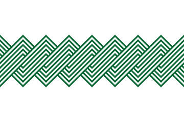 Geometric seamless pattern. Stripes braid zigzag. Vector illustration.