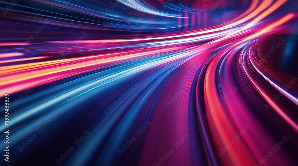 Poster dynamic motion abstract background for it business convention
