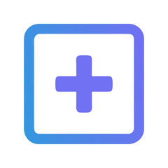  Colorful Add Flat Icon