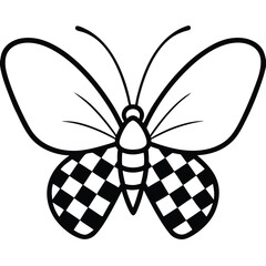 dragonfly on white background